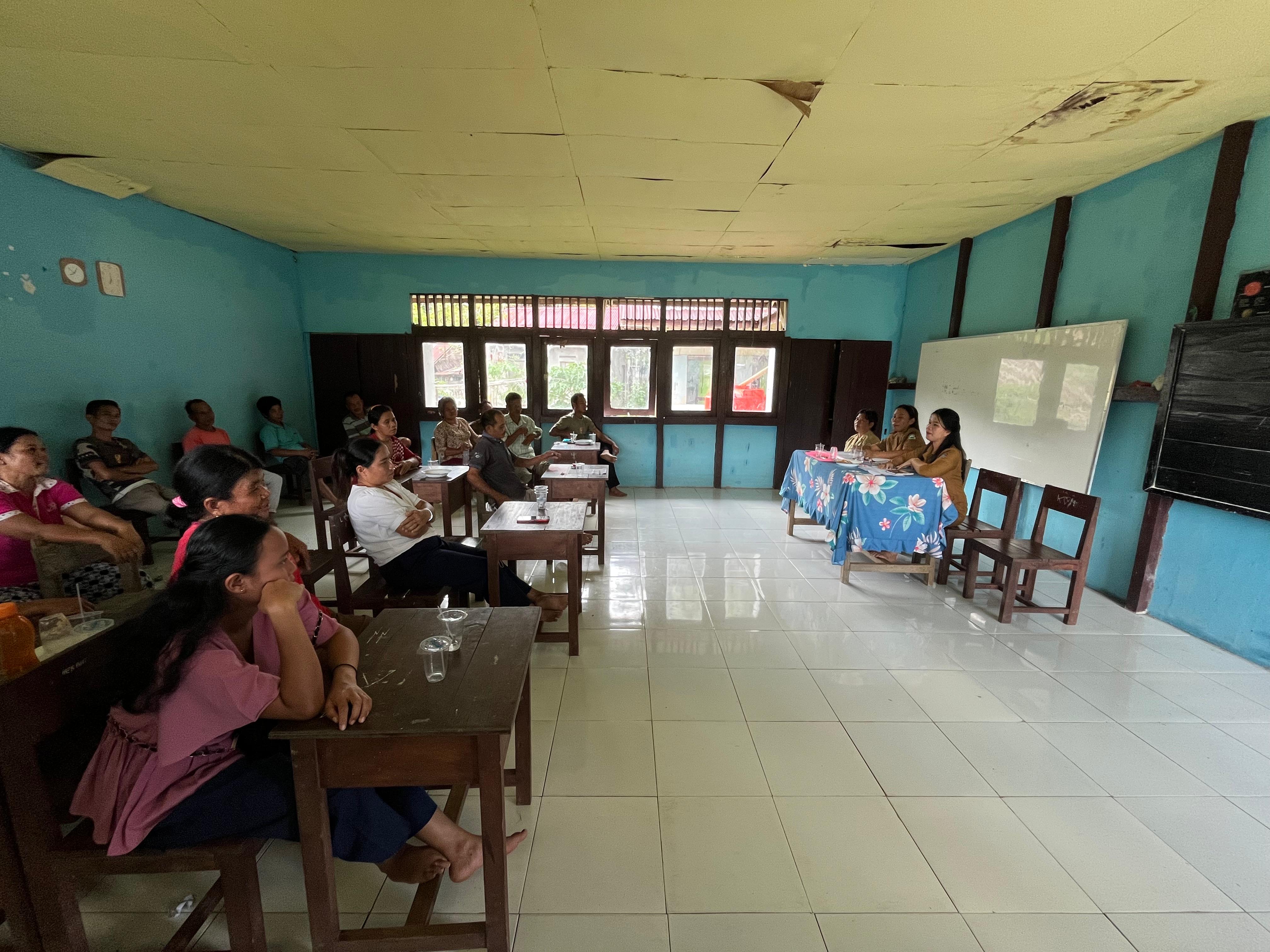 Kepsek SD Negeri 27 Bonsor Adakan Rapat Tahun Ajaran Baru Bersama Orang Tua Murid