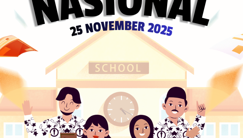 Kuning Hitam Ilustrasi Selamat Hari Guru Nasional Cerita Instagram